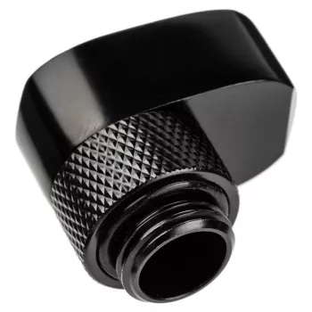Racor Alphacool 17601 — racor para sistema de refrigeración líquida de PC, latón, negro, 1 ud.