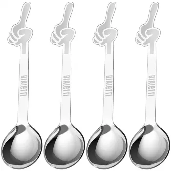 Cucharillas de café Bialetti DCDESIGN15 Acero inoxidable 4 uds.
