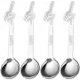 Cucharillas de café Bialetti DCDESIGN15 Acero inoxidable 4 uds.