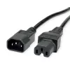 Cable de alimentación negro VALUE 19.99.1122