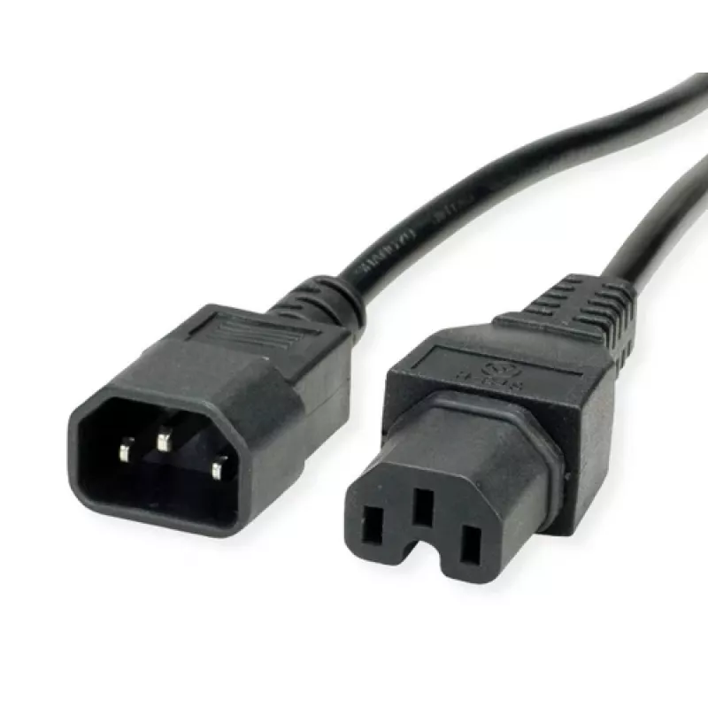 Cable de alimentación negro VALUE 19.99.1122