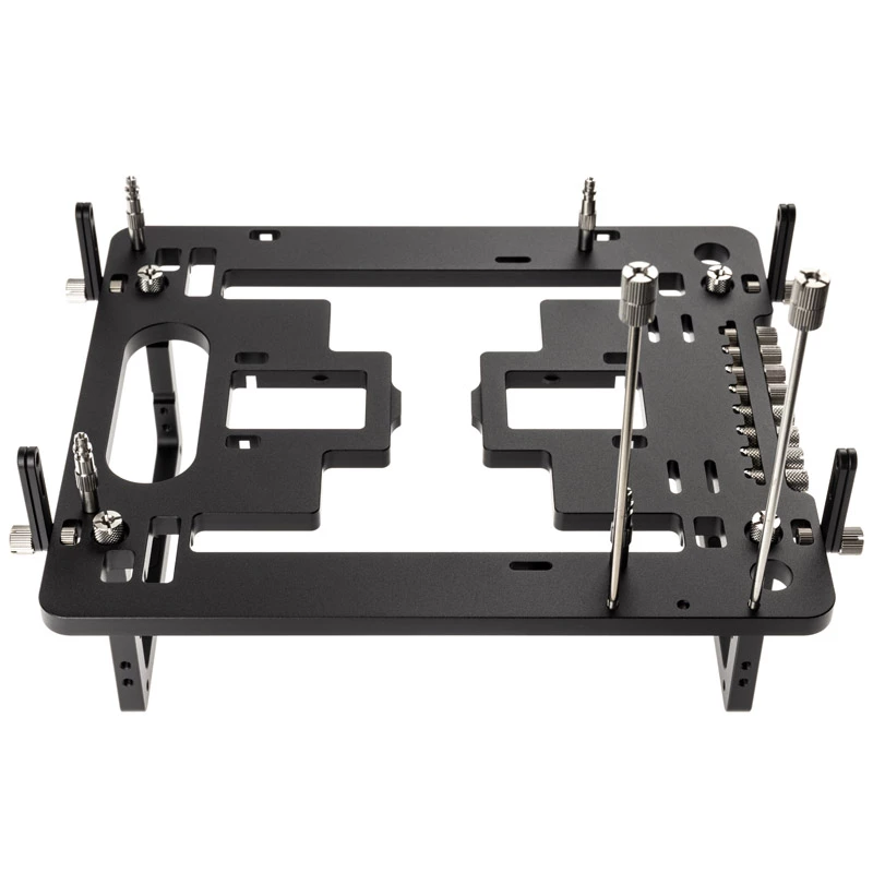 Streacom Benchtable BC1 Mini V2 negro – chasis compacto de estructura abierta con refrigeración pasiva