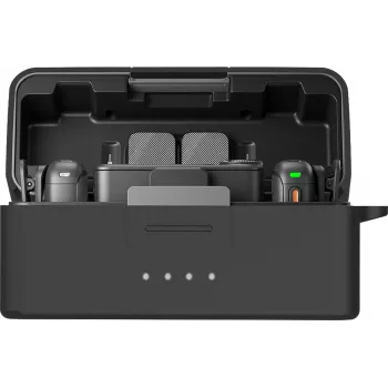 Funda protectora de silicona PULUZ para el estuche de carga del DJI Mic 3 (negra)