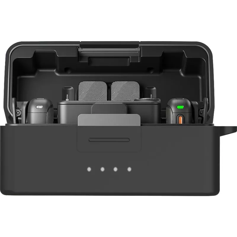 Funda protectora de silicona PULUZ para el estuche de carga del DJI Mic 3 (negra)
