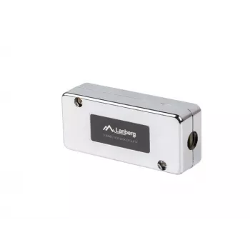 Toma de red Lanberg PLC-6SL1-S, Cat6 S/FTP (S-STP), plata, 82×35×23 mm