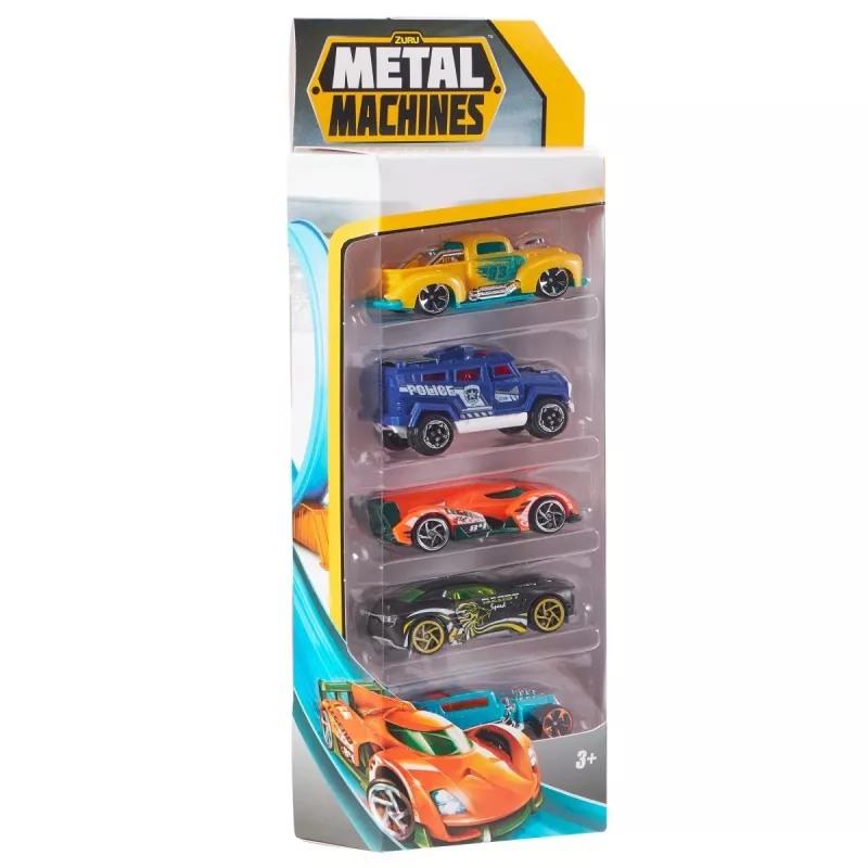 Zuru Metal Machines coches de metal fundido a presión (5 uds.) 1:64, serie 2, surtidos