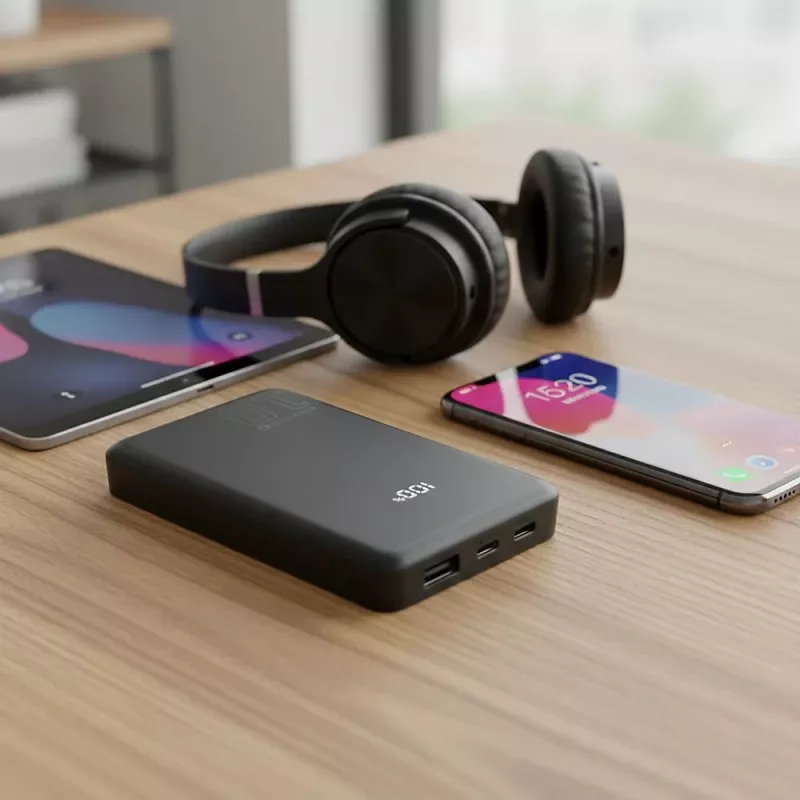 Batería externa portátil everActive EB-11QB 10.000 mAh, 2× USB-C 20W (QC4.0)