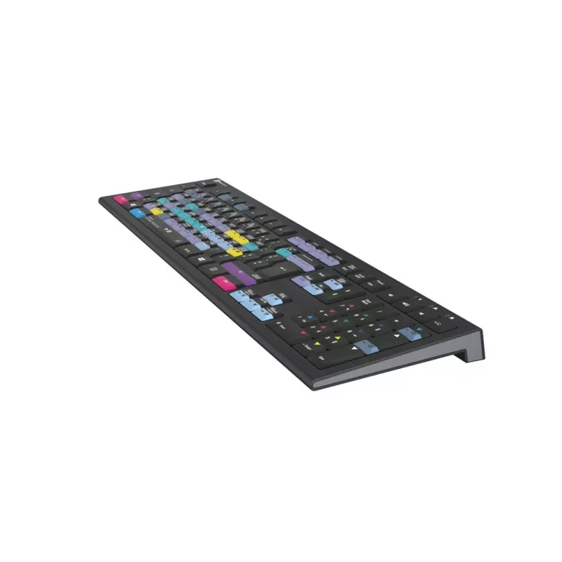 Teclado Logickeyboard ASTRA 2 USB AZERTY inglés Negro