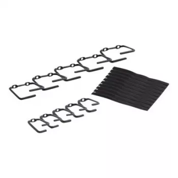 APC NetShelter gestión de cables, anillas, set de 5 pequeñas y 5 grandes, negro