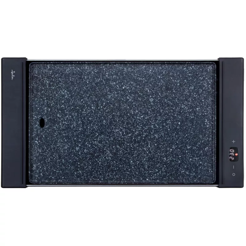 Parrilla de contacto Jata JEGR3000 — rectangular 480×320 mm, 2700 W, control táctil, negra