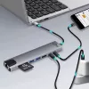 HUB USB MEDIA-TECH 8 EN 1 GIGA LAN HUB MT5046