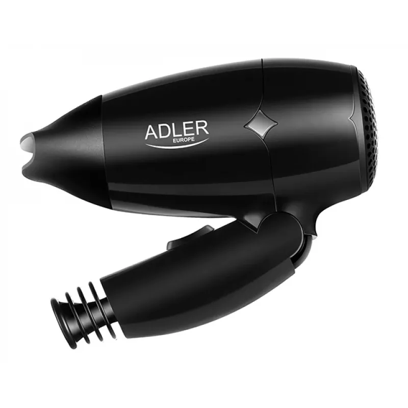 Secador de pelo Adler AD 2251, 1400 W, 2 velocidades, 2 niveles de calor, negro