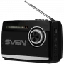 Altavoz SVEN SRP-535, negro (3W, FM/AM/SW, USB, microSD, linterna, batería)
