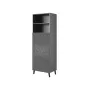 Armario de almacenamiento Cama Meble ABETO 60×40×176,5 cm grafito/grafito brillo
