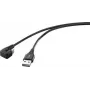 Renkforce Cable de conexión USB 2.0, teléfono (analógico) [1x conector macho USB 2.0 A - 1x conector macho USB 2.0 C] 1,00 m negro (RF-4609276)