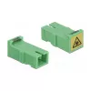 DeLOCK acoplador de fibra óptica 85925 SC simplex conector hembra a conector hembra SC simplex