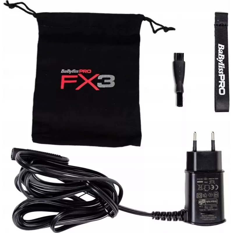 Afeitadora eléctrica BaByliss PRO FXX3SBE – recortadora profesional para barbería, red/batería