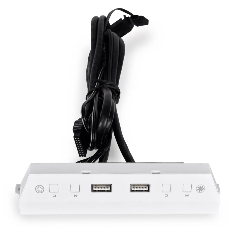 Lian Li LAN216-1W panel E/S con controlador ARGB para LANCOOL 216, blanco