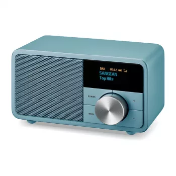 Sangean DDR-7 Norse Blue radio de sobremesa, DAB+, FM, AUX, Bluetooth, turquesa