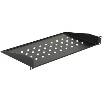 Bandeja para rack LOGON RAS200BL negro 30 kg capacidad 19 pulgadas