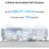 Sistema Wi-Fi Mesh TP-LINK Mercusys Halo H25BE (Wi-Fi 7, doble banda 2,4/5 GHz, 2880 Mbps) pack de 2, 3 antenas internas, blanco