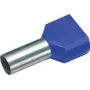 Terminal de empalme doble Cimco 187714 16 mm² parcialmente aislado azul 100 uds. (187714)