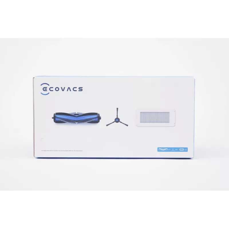 Set de cepillos y filtros de repuesto para Ecovacs N30 PRO Omni — set de mantenimiento estándar para cepillos laterales/principal y filtro de aire