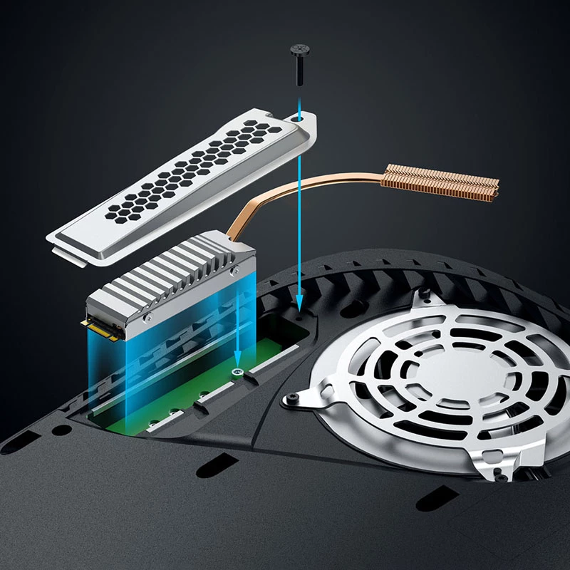 Unidad de estado sólido Graugear G-PS5HS01-COV plateado
