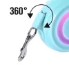 Correa retráctil para perro Verk Pupilplanet 5 m con luz LED lateral