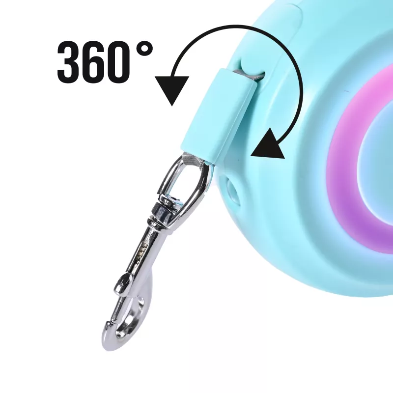 Correa retráctil para perro Verk Pupilplanet 5 m con luz LED lateral