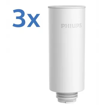 Cartuchos de filtro de agua Philips AWP225S/5 pack de 3 – filtros de repuesto descalcificadores para dispensadores de agua y cafeteras automáticas