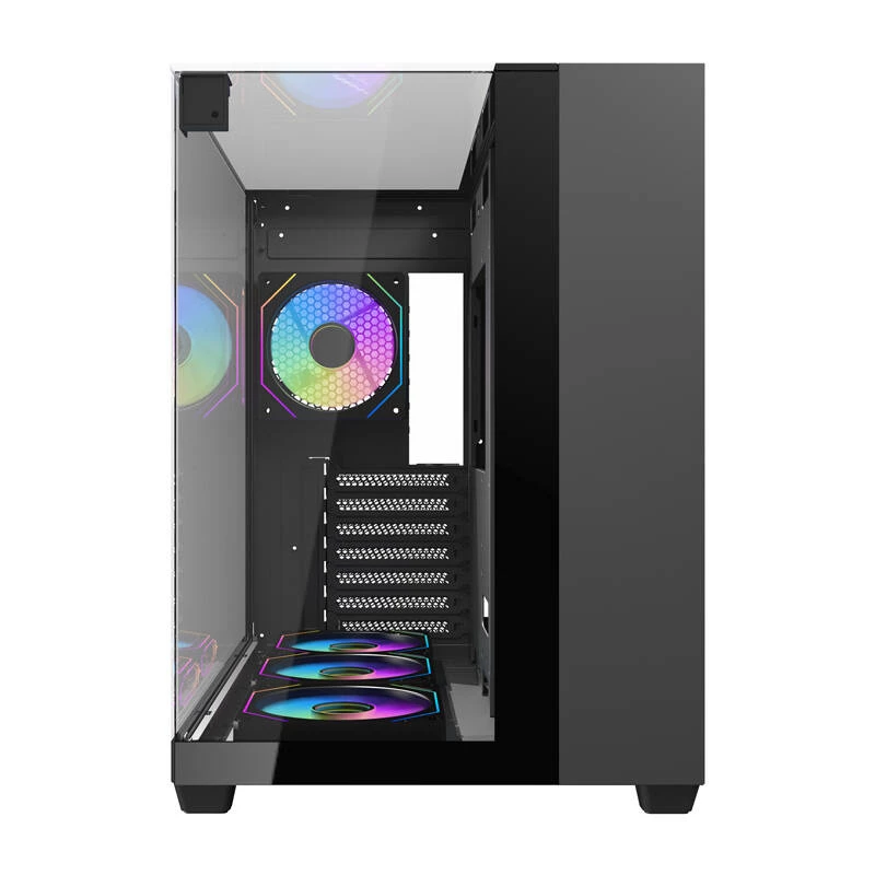 Caja para ordenador Darkflash TH285 (negra) + 4 ventiladores