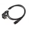 Cable de alimentación Lanberg CA-C13C-10CC-0018-BK negro 1,8 m conector hembra C13 CEE7/7 (CA-C13C-10CC-0018-BK)