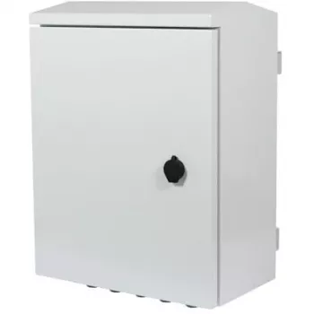 ALLNET carcasa de pared para carril DIN T220mm gris claro IP66 UES 16x M25 (ALL-DIN-101-AC)
