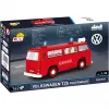 Juguete de construcción Cobi Volkswagen T2b Feuerwehr escala 1:35, rojo
