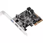 SilverStone ECU05 - adaptador USB - PCIe 2.0 x2 perfil bajo - USB 3.1 Type-C x 1 + USB3.0 x 2 + USB3.0 (interno) x 2 (SST-ECU05)