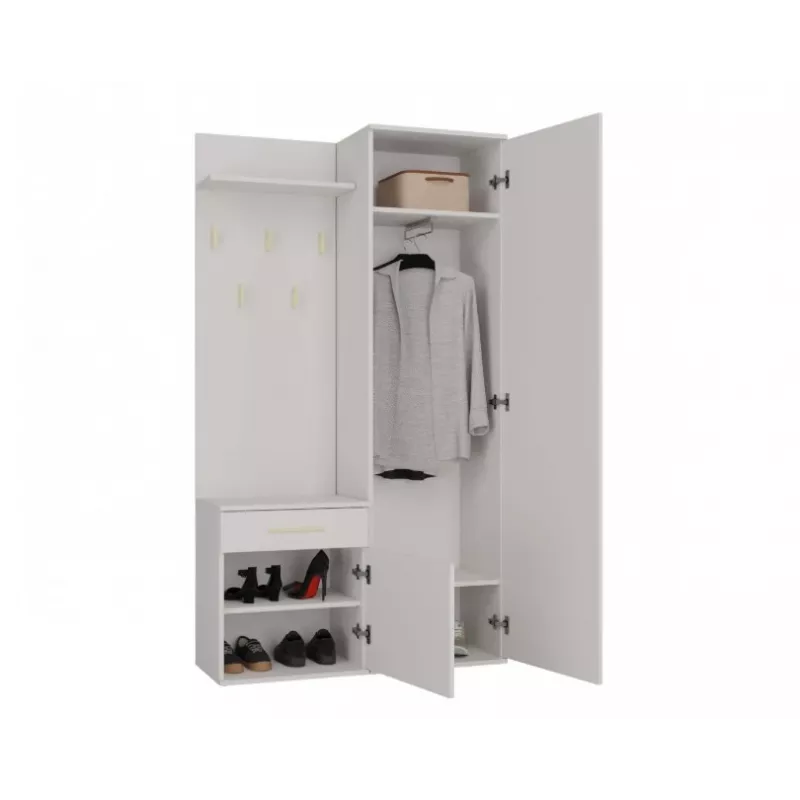 Módulo superior de recibidor e shop GARDEROBA DUO KASZMIR — módulo de armario modular