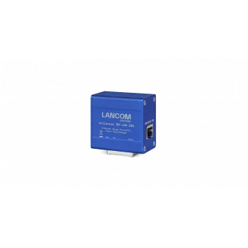 Adaptador de red Lancom Systems AirLancer SN-LAN-10G — 10 Gigabit Ethernet, IEEE 802.3af/at/bt, carcasa de aluminio, azul