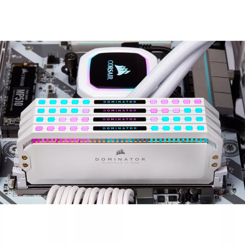 DIMM 32 GB DDR5-5200 2x 16 GB dual kit blanco Dominator Platinum RGB INTEL XMP