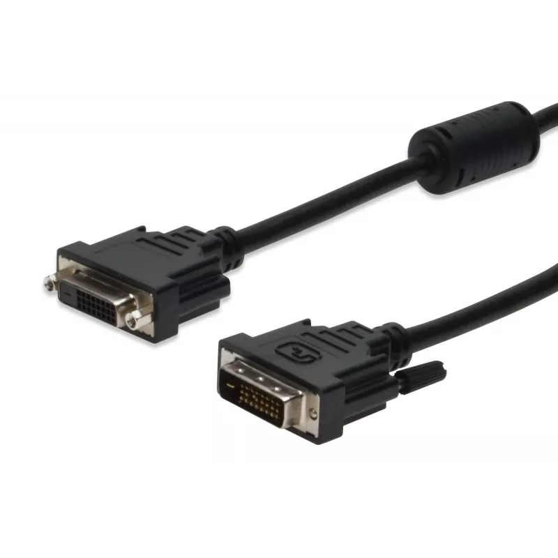 Cable alargador DVI-D DIGITUS 2 m, DVI-D a DVI-D, negro