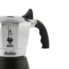 Bialetti Brikka 2023 cafetera moka, 4 tazas (0,17 l), negra / acero inoxidable