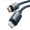 Baseus Crystal Shine CAJY000301 Cable USB-C a Lightning, 20 W PD, 2 m, Negro