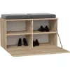 Zapatero cerrado Top e Shop OPAL SZAFKA SONOMA — roble, 850×450 mm, aglomerado, marco de 16 mm