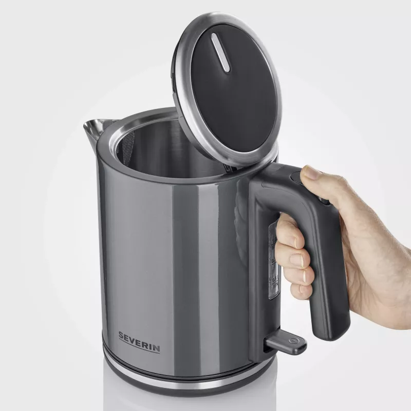 Hervidor eléctrico Severin 2400 W Antracita Negro