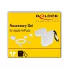 Funda DeLOCK Apple AirPods set de accesorios blanco