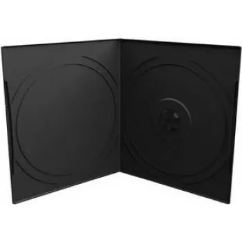 MEDIARANGE BOX10 - Funda para DVD - 1 disco - Negro - Plástico - 120 mm - 125 mm