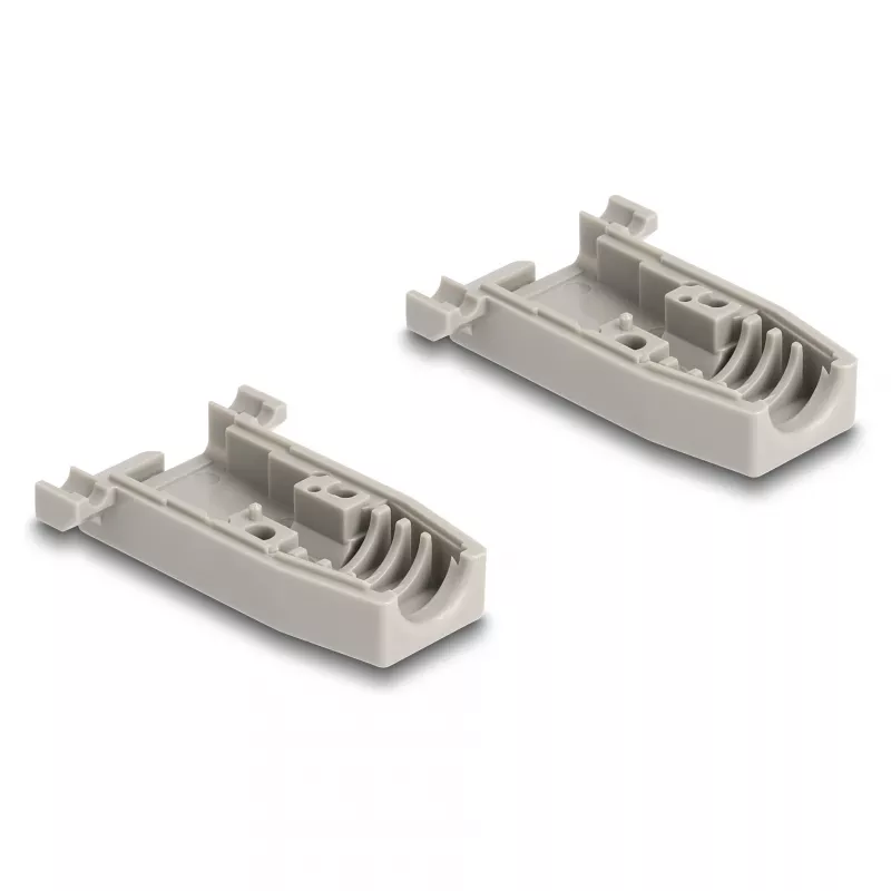 DeLOCK 67030 carcasa D-Sub de plástico para conector macho / hembra de 9 pines con juntas de goma