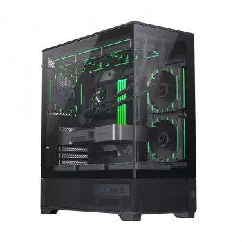 Caja Gamemax | VISTA 2 AB | negra | torre Midi | fuente de alimentación no incluida