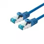 Cable de red LOGON SSTP Cat5e azul 1,5 m (TCR55SS015B)