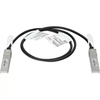 HPE cable InfiniBand Direct Attach Copper de SFP+ a SFP+ 10G de 1 m SFP+ negro